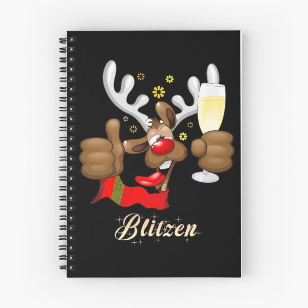Item preview, Christmas Blitzen designed and sold by BlackPandaTees.