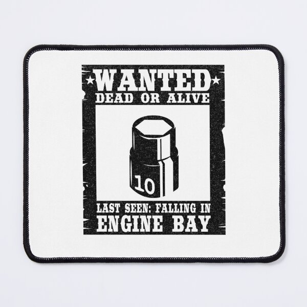 Item preview, Wanted Last Seen Falling In Engine Bay Funny Mechanic designed and sold by Stronzi.