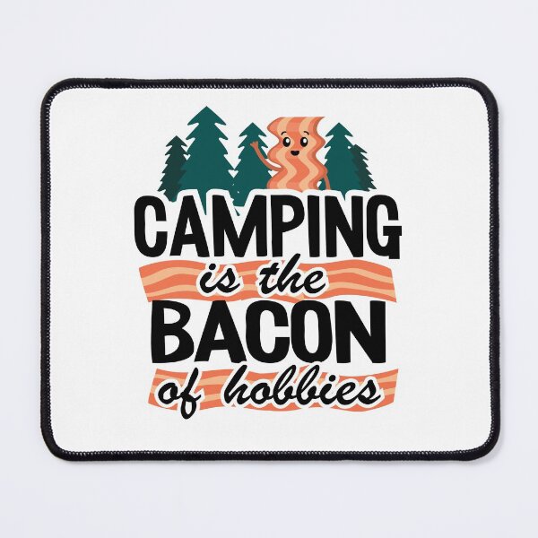 Item preview, Camping Is The Bacon Of Hobbies Funny Outdoor Gift Vintage designed and sold by Stronzi.