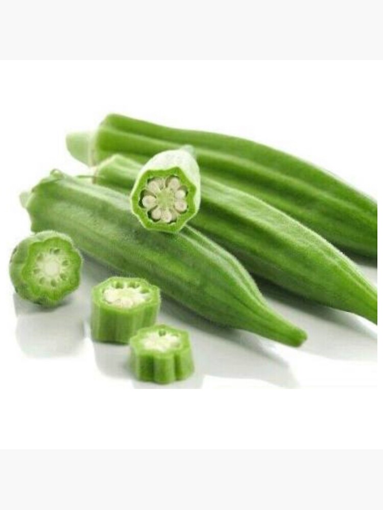 "Okra love" Sticker for Sale by Whitecanvas7 Redbubble