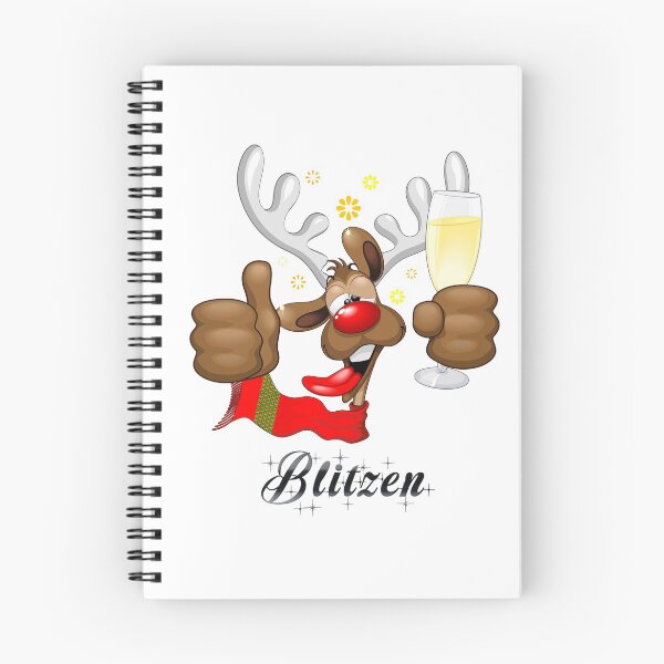 Item preview, Christmas Blitzen designed and sold by BlackPandaTees.