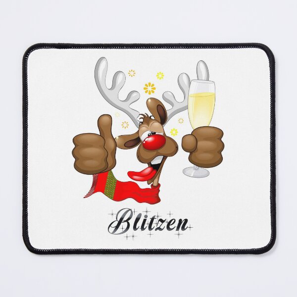 Item preview, Christmas Blitzen designed and sold by BlackPandaTees.