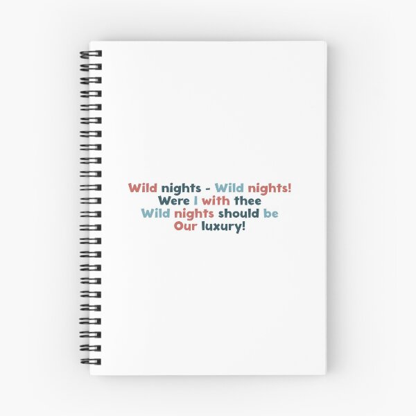 Item preview, Emily Dickinson - Wild Nights designed and sold by rissidesigns.