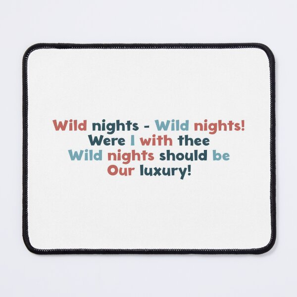 Item preview, Emily Dickinson - Wild Nights designed and sold by rissidesigns.