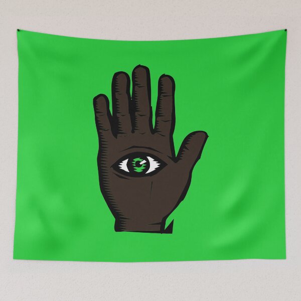 Item preview, All Seeing Hand Mystic Eye Palm designed and sold by MOP-tees.