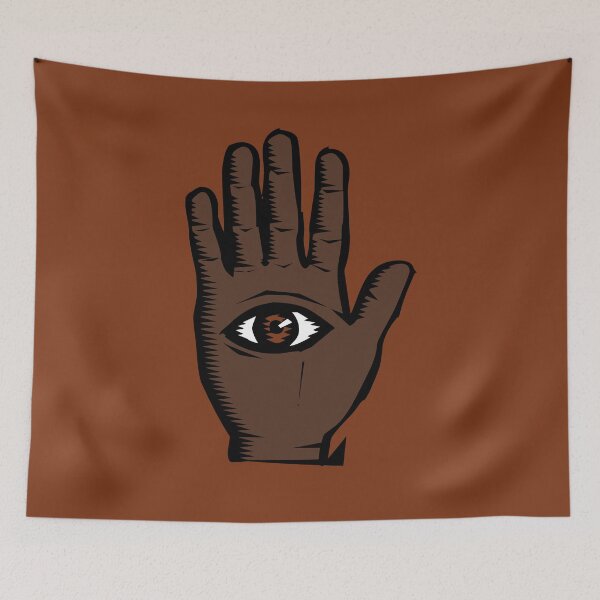 Item preview, All Seeing Hand Mystic Eye Palm designed and sold by MOP-tees.