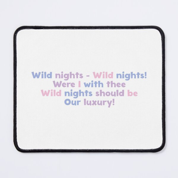 Item preview, Emily Dickinson - Wild Nights (Pastel) designed and sold by rissidesigns.