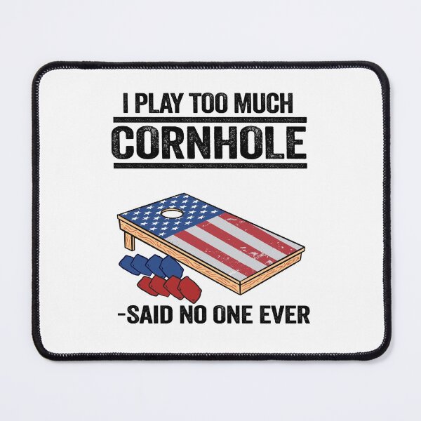 Item preview, I Play Too Much Cornhole Quote American Flag Corn Hole designed and sold by Stronzi.
