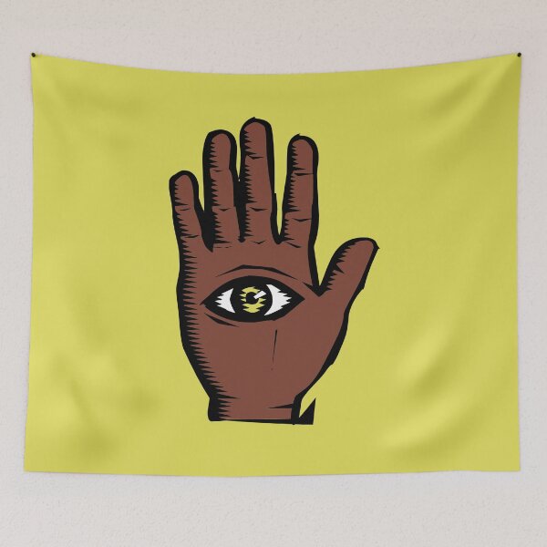 Item preview, All Seeing Hand Mystic Eye Palm designed and sold by MOP-tees.
