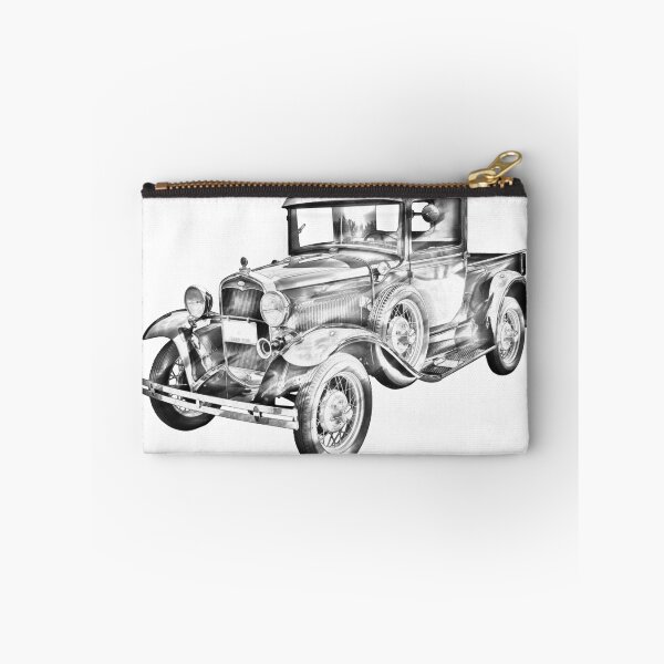 Item preview, 1930 Model A Ford Pickup Truck Illustration designed and sold by KWJphotoart.