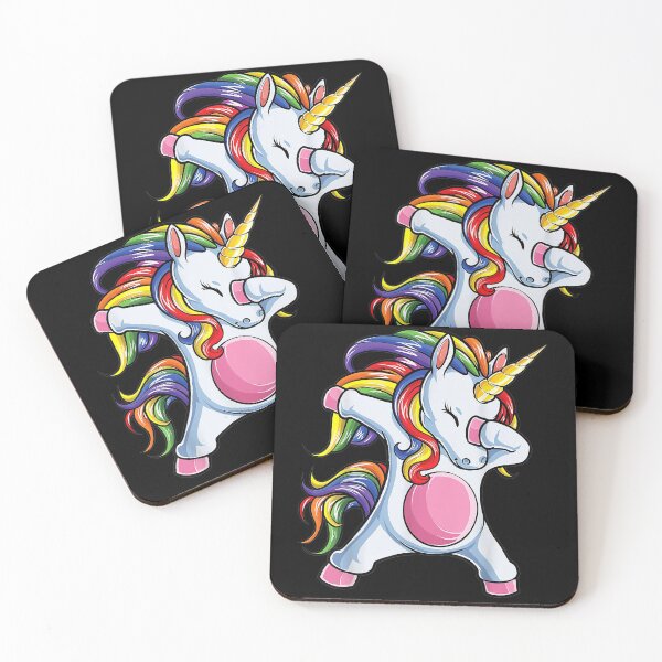 Item preview, Dabbing Unicorn Girls Kids Women Rainbow Unicorns designed and sold by MiloszshiZse.