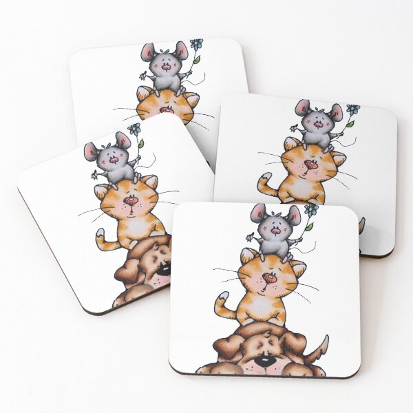 Item preview, Three friends designed and sold by Mood Dogs Studio.