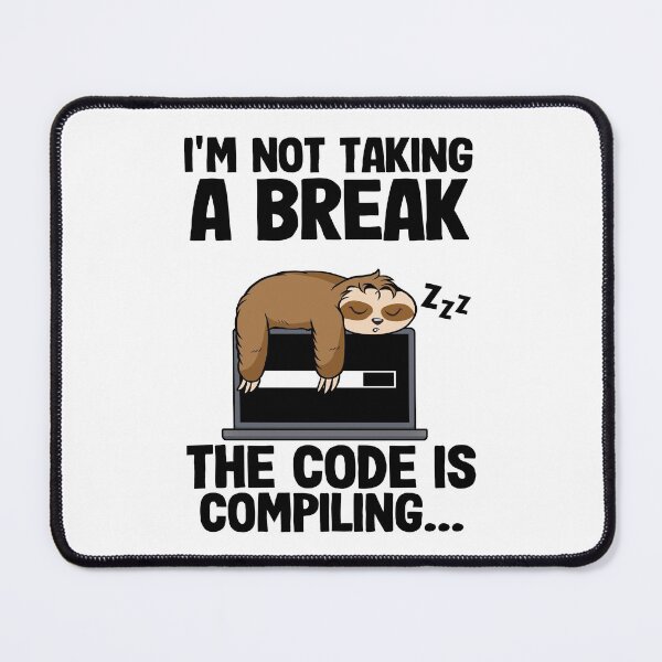 Item preview, The Code Is Compiling Funny Sloth Programming Nerd designed and sold by Stronzi.