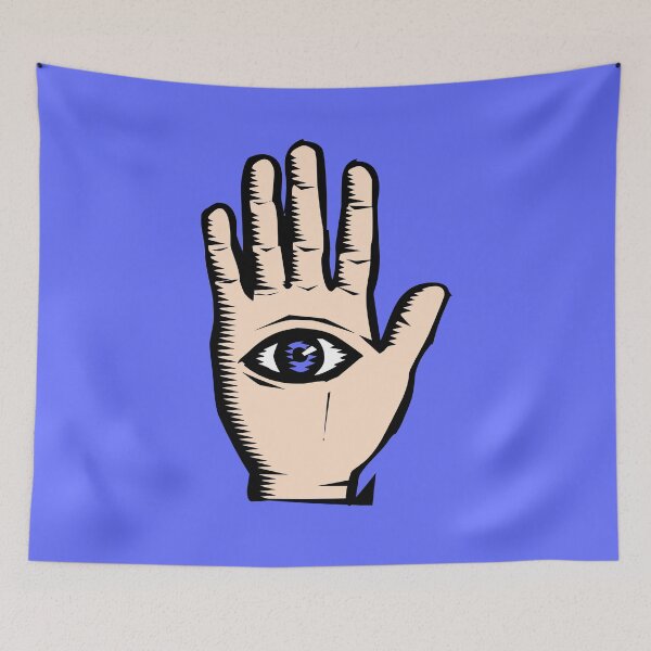Item preview, All Seeing Hand Mystic Eye Palm designed and sold by MOP-tees.