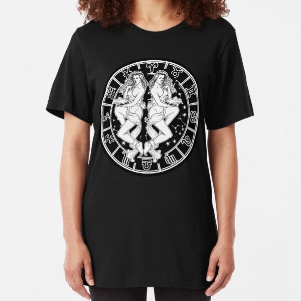 Gemini Astrology Zodiac Horoscope Series 2 Slim Fit T-Shirt