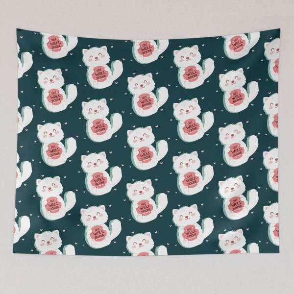 Item preview, Cute Cat get well soon designed and sold by andmadeRicharch.