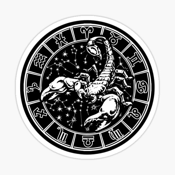 Scorpio Astrology Zodiac Horoscope Series 2 Sticker