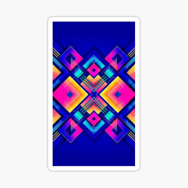 colored squares Sticker