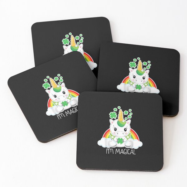 Item preview, Girls Cute Unicorn Im Magical for St Patricks Day designed and sold by JaisonshiJan.