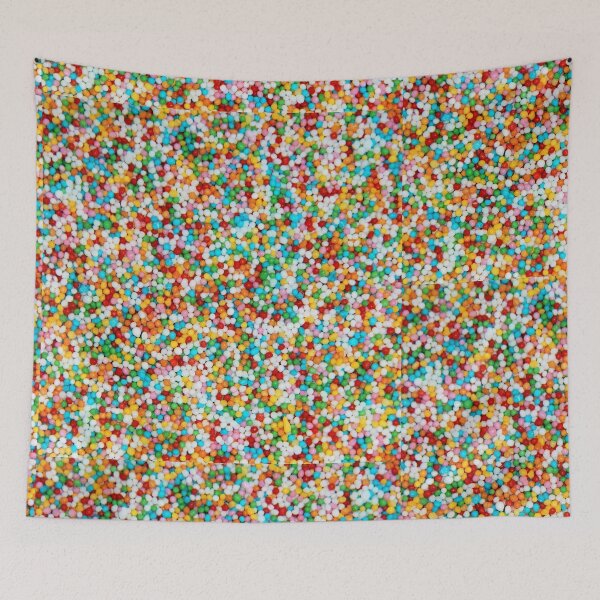 Item preview, Colored Sugar – Clock 8 - Living Hell designed and sold by Hell-Prints.