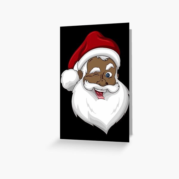 19+ Black Santa Claus Christmas Cards 2021