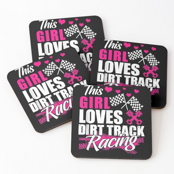 Item preview, This Girl Loves Dirt Track Racing Racer Lover Funny designed and sold by JaisonshiJan.