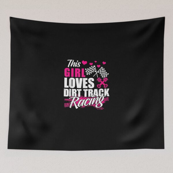 Item preview, This Girl Loves Dirt Track Racing Racer Lover Funny designed and sold by JaisonshiJan.
