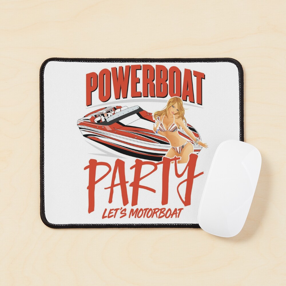Item preview, Mouse Pad designed and sold by powerboatparty.