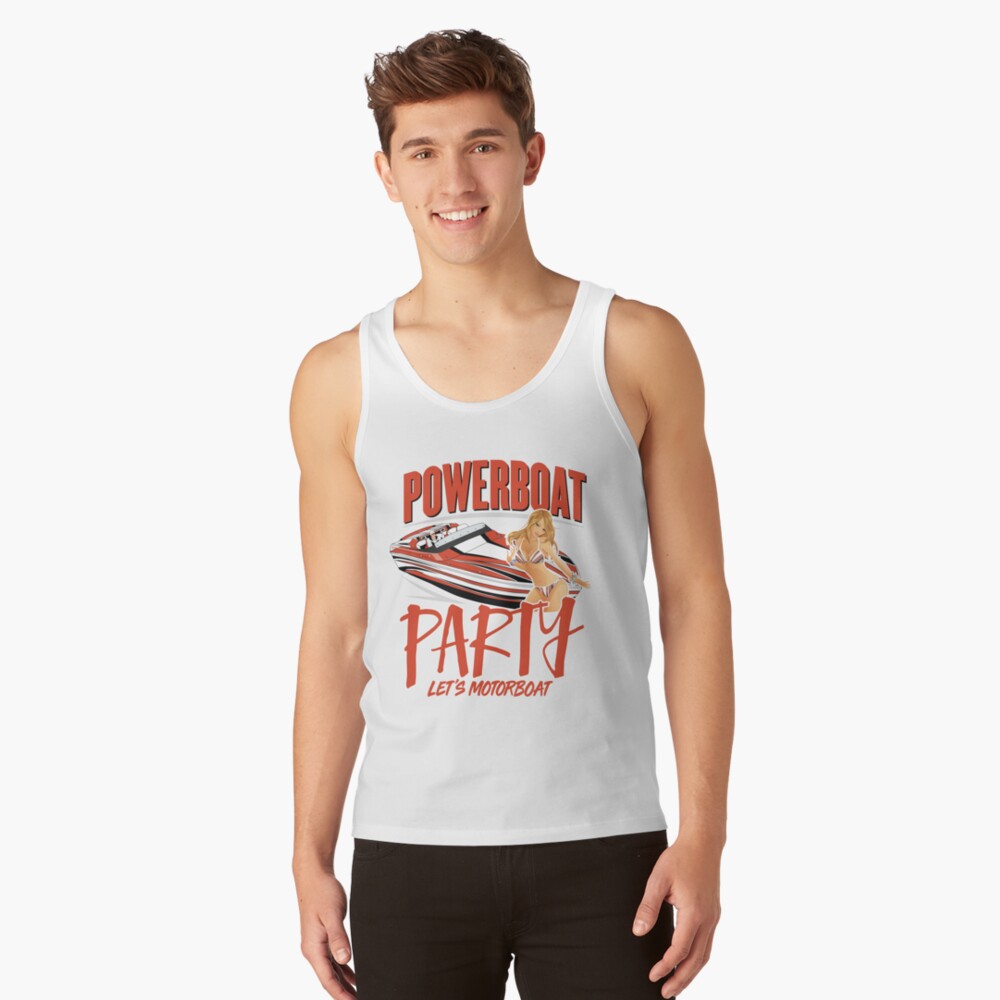 Item preview, Tank Top designed and sold by powerboatparty.