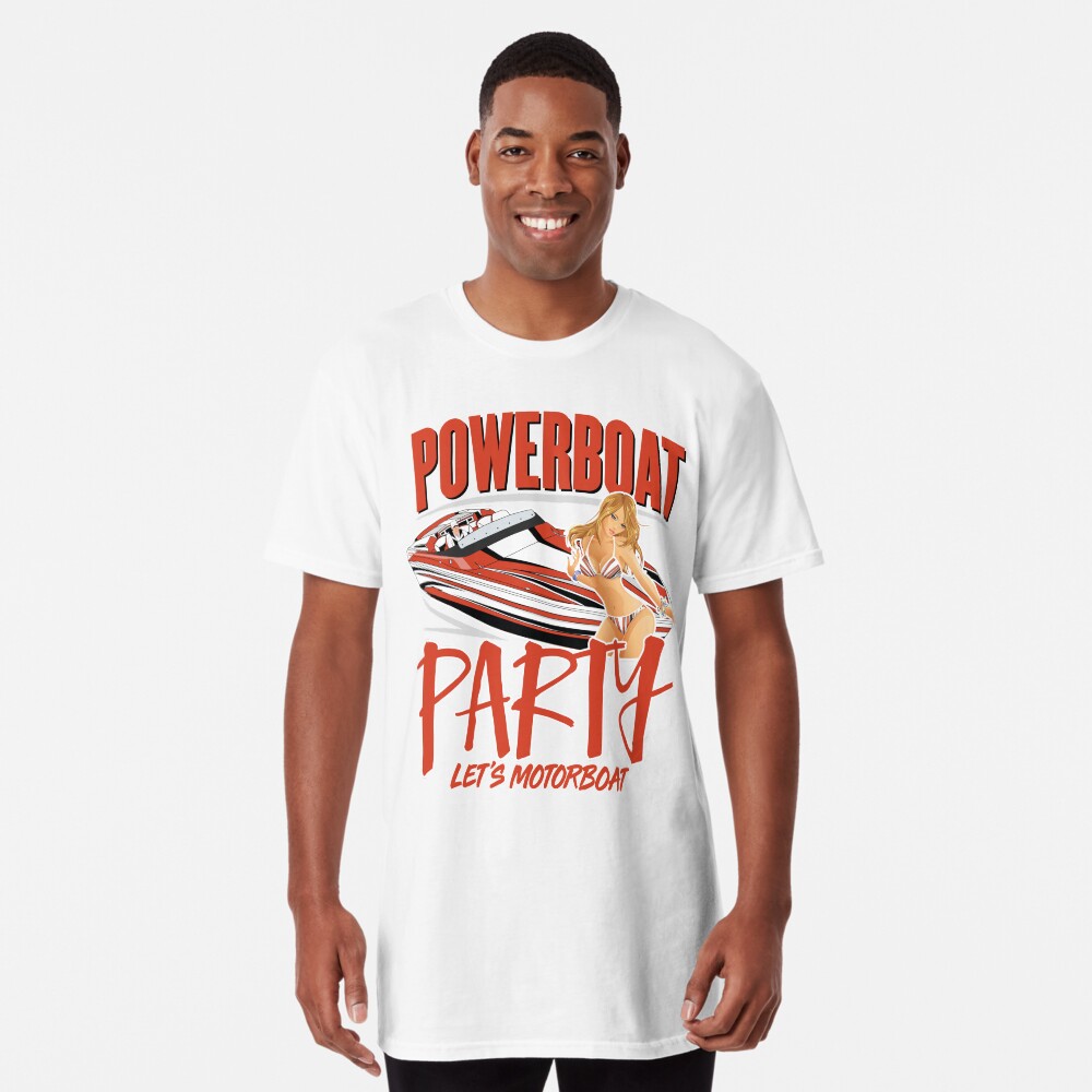 Item preview, Long T-Shirt designed and sold by powerboatparty.