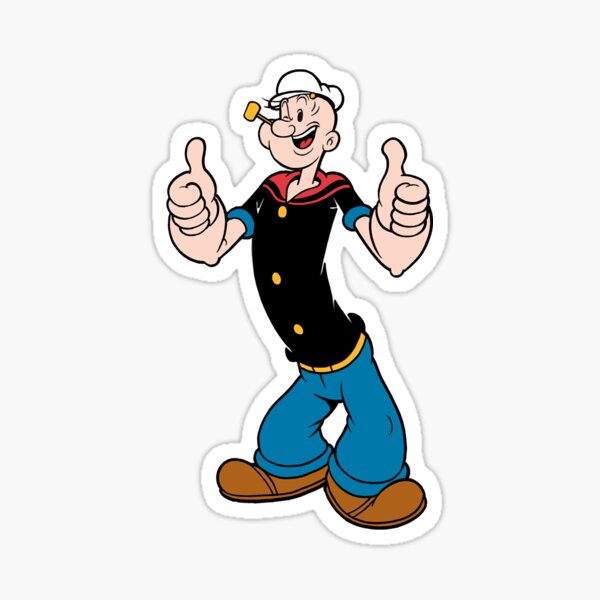 Details about   Popeye Sailor Man Cartoon Kids Show Vinyl Art Sticker For Home Room Wall Decals 