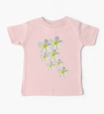 Frangipani - White and Yellow Baby Tee