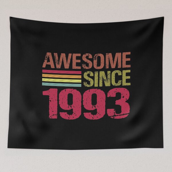 Item preview, Awesome Since 1993 Retro Vintage 28th Birthday Gift designed and sold by designbychow.