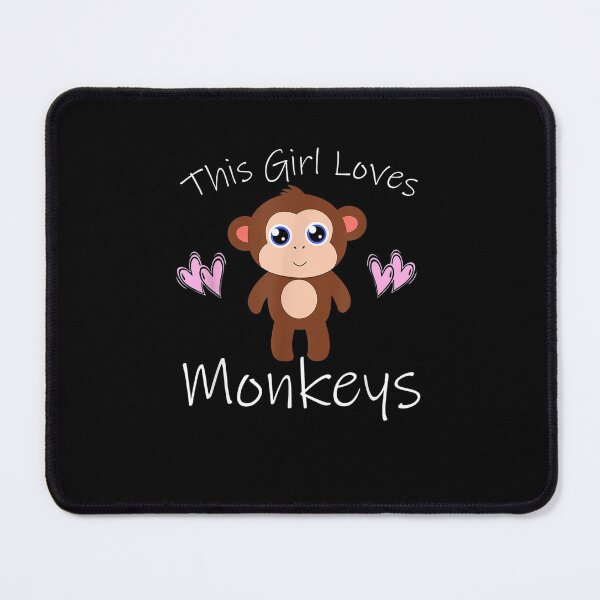Item preview, Monkey THIS GIRL LOVES MONKEYS Cute Kids Mom designed and sold by JaisonshiJan.