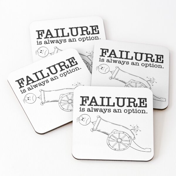 Item preview, Failure is always an option designed and sold by Black Cat Tees.