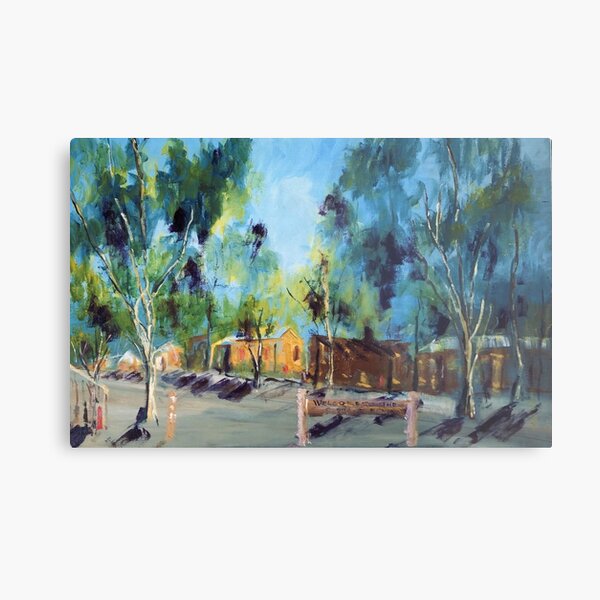 Port of Echuca VIC Australia Metal Print