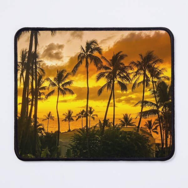 Item preview, Tropical Gold and Tangerine Hawaiian Sunset Art Photo designed and sold by DEC02.