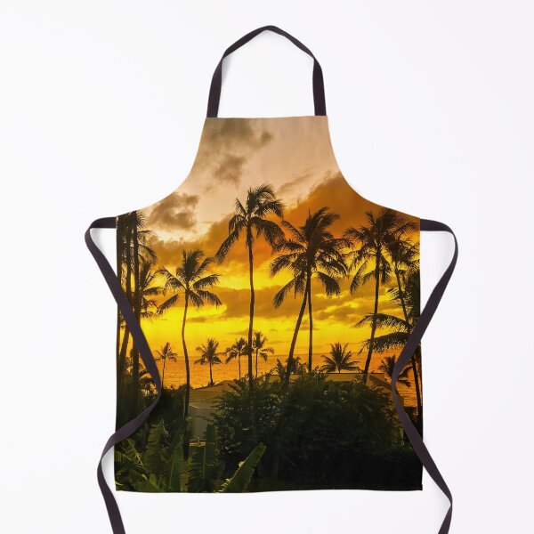 Item preview, Tropical Gold and Tangerine Hawaiian Sunset Art Photo designed and sold by DEC02.
