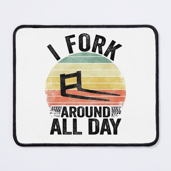 Item preview, I Fork Around All Day Vintage Retro Funny Forklift Driver designed and sold by Stronzi.