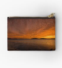 Sunset at Swansea lake Macquarie NSW Studio Pouch