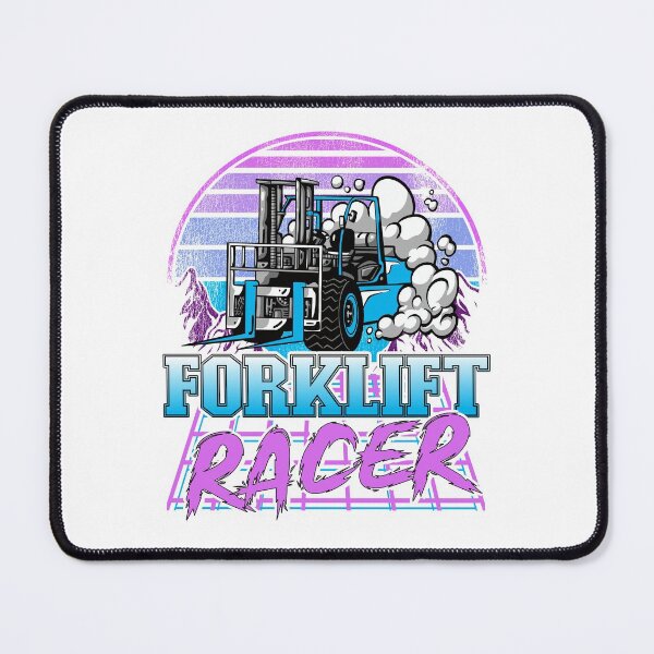 Item preview, Forklift Racer Retrowave Vintage 80s Retro Forklift Driver designed and sold by Stronzi.