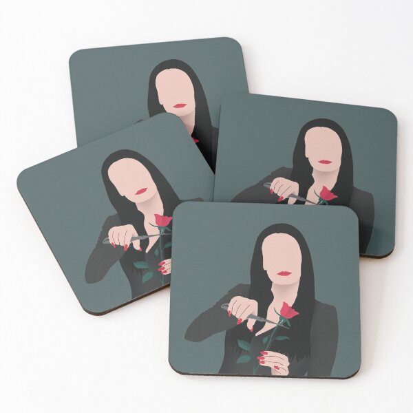 Aperçu de l'œuvre Morticia Addams créée et vendue par snarkyandsage.