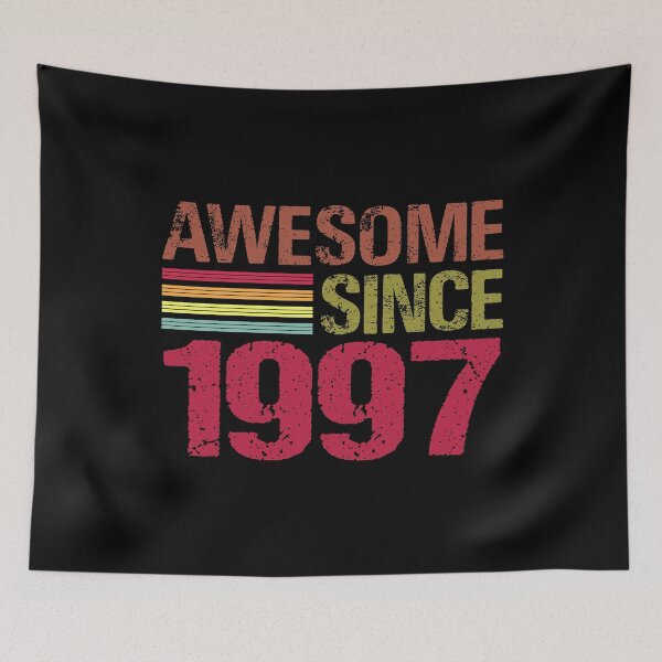 Item preview, Awesome Since 1997 Retro Vintage 24th Birthday Gift designed and sold by designbychow.