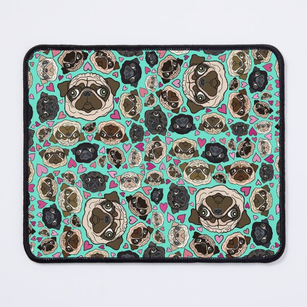 Item preview, Pugs Everywhere All-Around Print / Pattern designed and sold by FivePugs.
