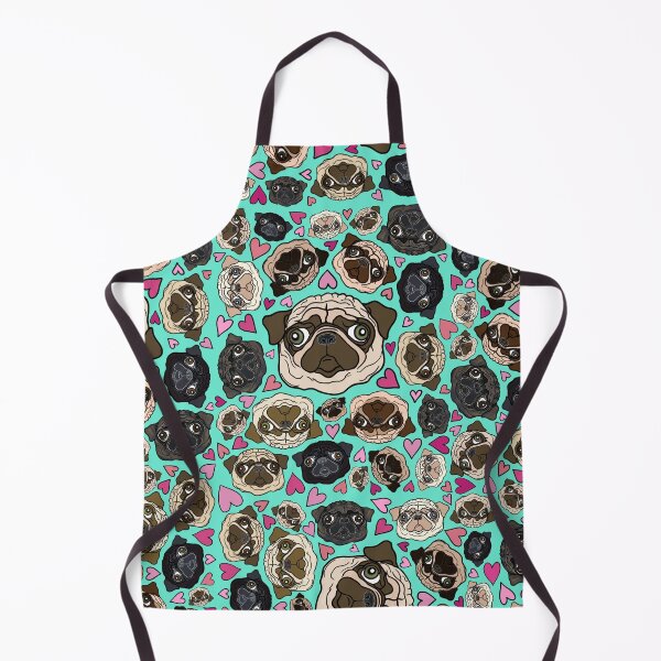 Item preview, Pugs Everywhere All-Around Print / Pattern designed and sold by FivePugs.