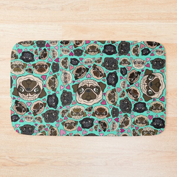 Item preview, Pugs Everywhere All-Around Print / Pattern designed and sold by FivePugs.