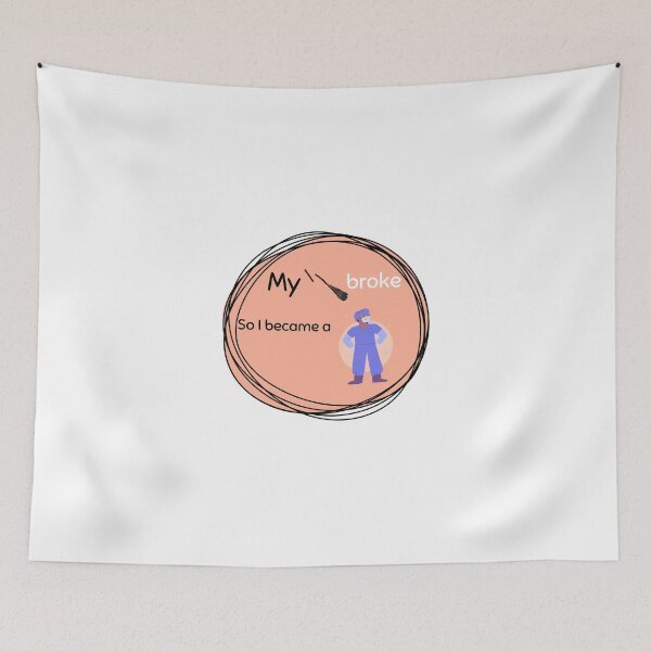 Item preview, Copy of My Broom Broke So I Became A Doctor designed and sold by fhodgson.