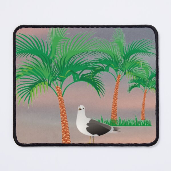 Item preview, Seagulls, Grass and Palm Trees designed and sold by Twittlefish.