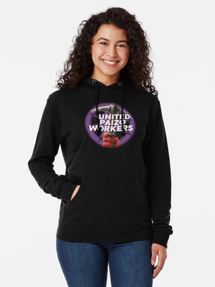 Thumbnail 2 of 5, Lightweight Hoodie, United Paizo Workers Logo designed and sold by PaizoWorkers.
