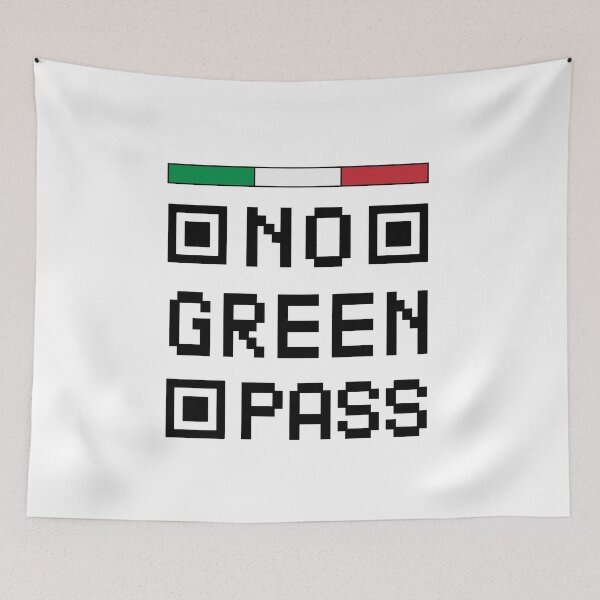 Item preview, no green pass designed and sold by thegiftedadult.